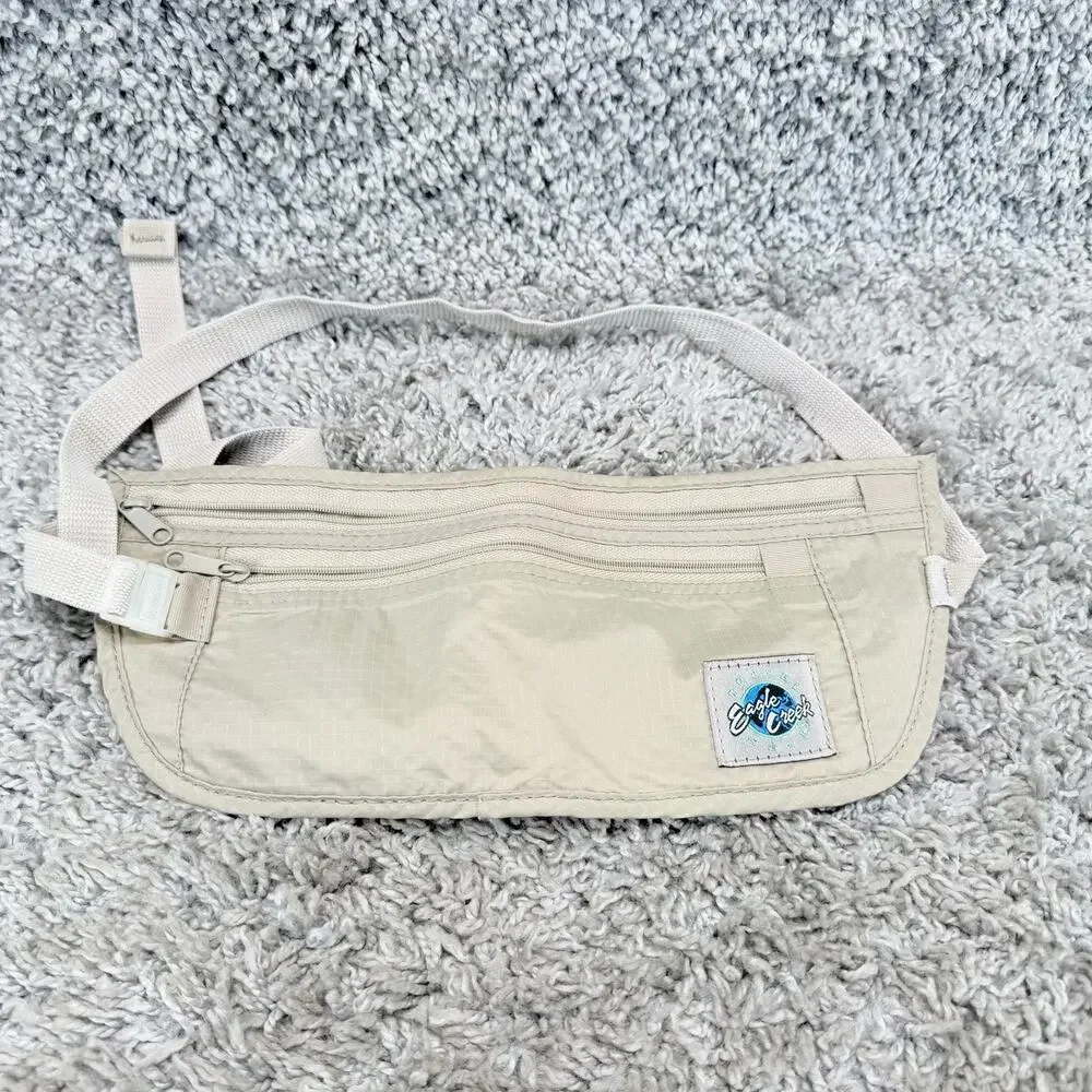 Eagle Creek Travel Gear Money Belt Hidden Pocket Zipper Pouch Adjustable Strap 2